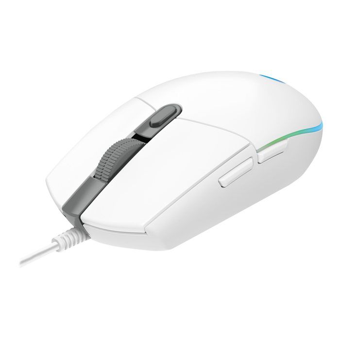 Logitech - G203 Souris Gaming LightSync RVB - Blanc