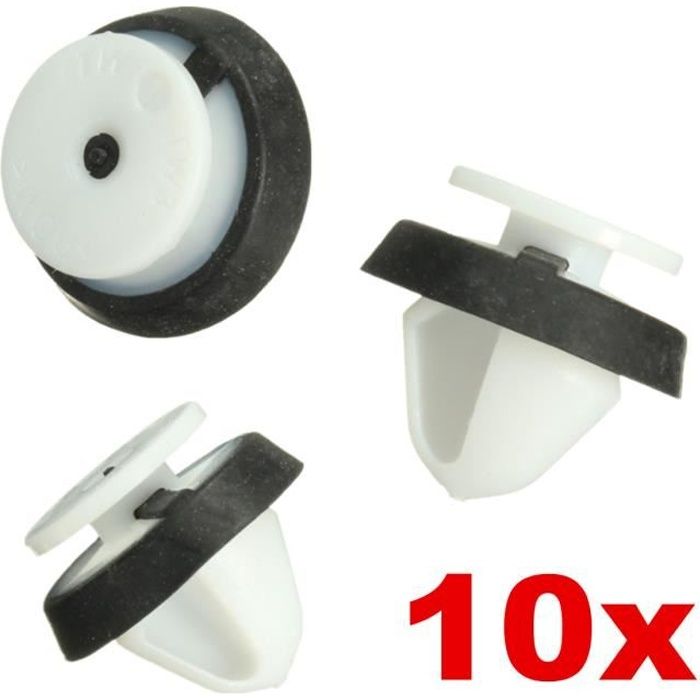 NEUFU 10Pcs Clips Agrafe Plastique Panneau Porte Pour Peugeot 207 807 6991Y8 6991.Y8