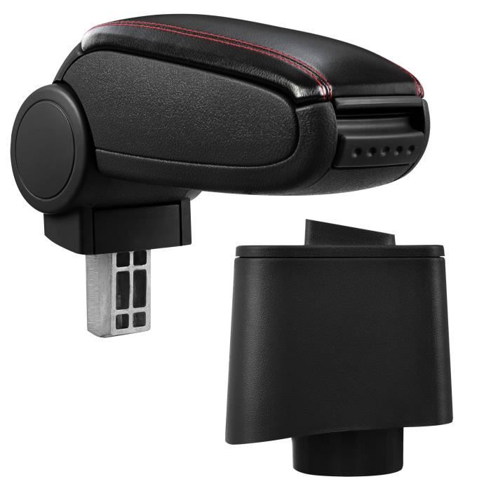 pro.tec accoudoir central spécifique pour VW Polo V (cinq)(type 6R) concernant les années modèles à partir de 2009 - accoudoir av...