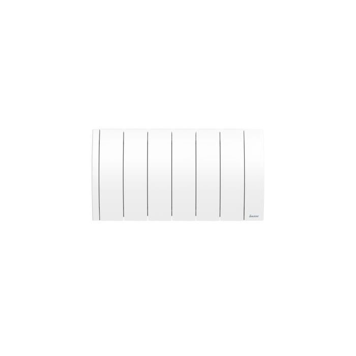 SAUTER Radiateur connecté à inertie Fluide Ipala - Bas - 700W - Blanc
