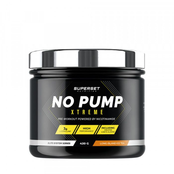 NO PUMP XTREME (420gr) | PreWorkout | Long Island Icetea | Superset Nutrition