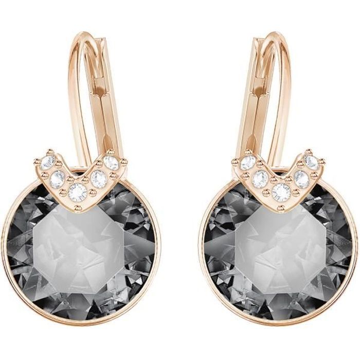 Boucles d'oreilles Swarovski Bella V mini rosées