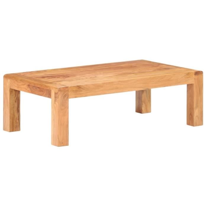 Table basse 110x60x35 cm Bois d'acacia massif WER1680