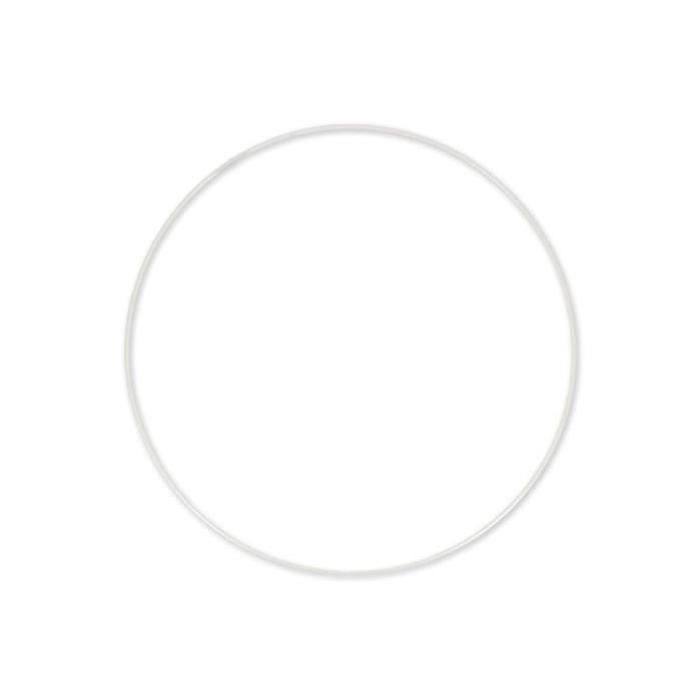 Cerceau rond 50 cm, Blanc