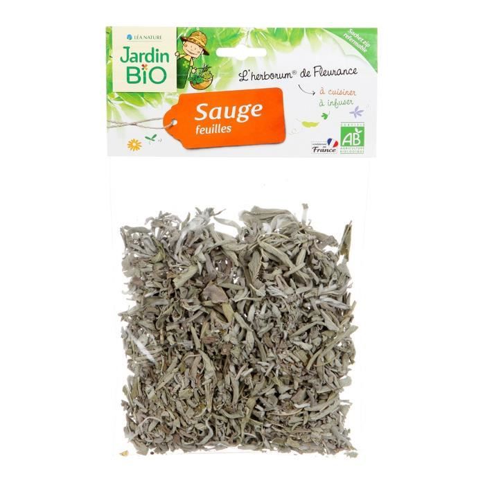 JARDIN BIO Sauge feuilles bio - 30 g