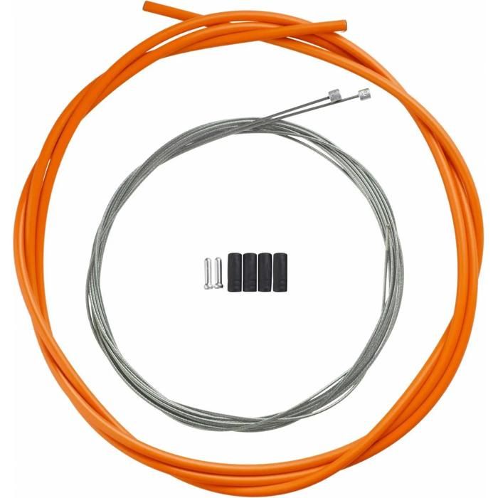 20 Câbles Frein Et Vitesse Vélo - 10x1.75m Câbles Frein + 10x2m Câbles Dérailleur