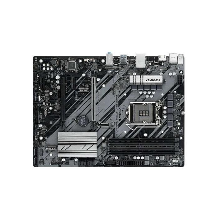 Carte mère ASRock B460 Phantom Gaming 4 Intel B460 LGA 1200 4xDDR4 128GB ATX - Asrock