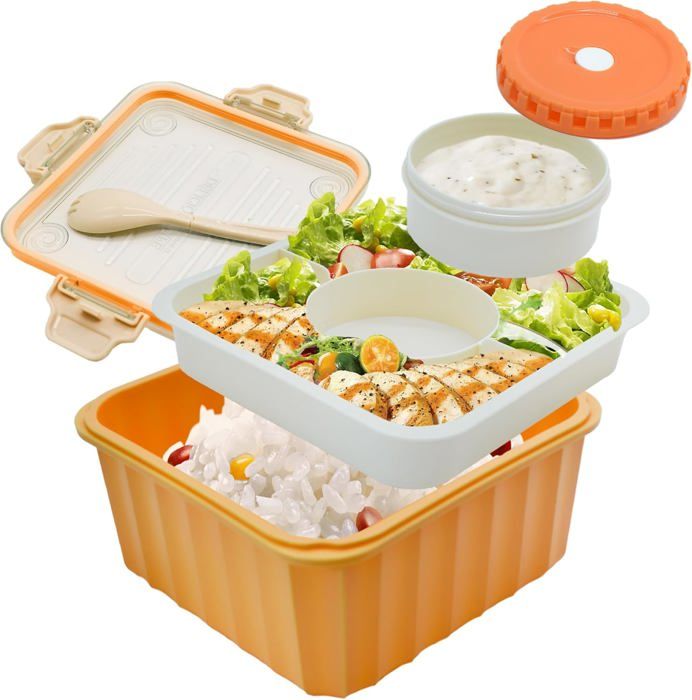 Snack Box, Snack Box Compartiment, Boite Compartiment Alimentaire Avec