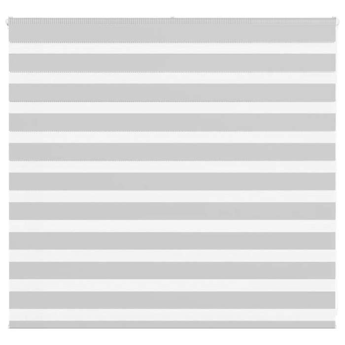 vidaXL Store zèbre gris clair largeur du tissu 1609 cm polyester store à enrouleur zébré store zébré pour fenêtre store 4014430