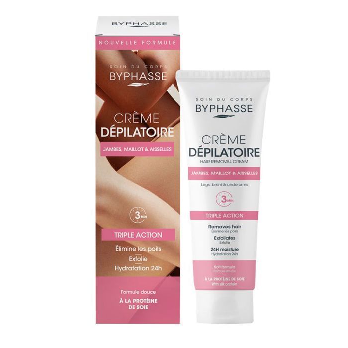 Cr&egrave;me d&eacute;pilatoire &agrave; la proteine de soie 125 ml