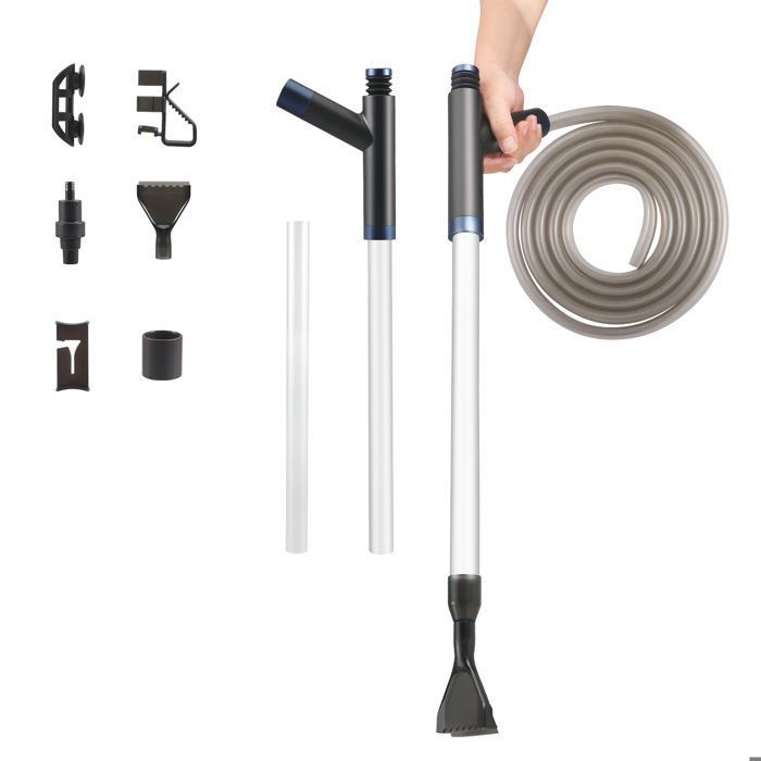 Comparer les prix de Aspirateur de gravier daquarium4 in 1 Kit de Nettoyage de Gravier dAquarium Outil de Nettoyage de Gravier pour Laver Sable