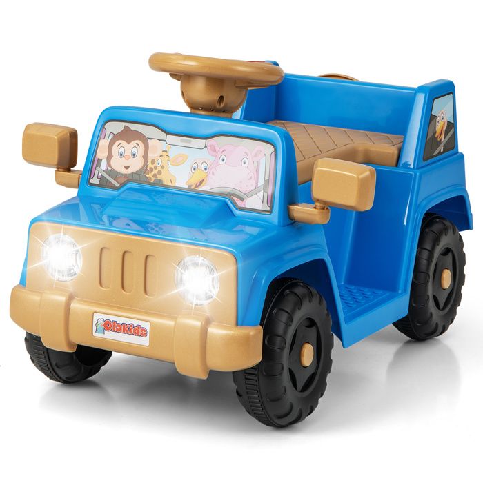 GOPLUS 6V Porteur Electrique Enfant, Voiture Electrique Enfants pour Enfants avec Godet Creusement Contrôlable, Klaxon et Effets Sonores Bulldozer à tirer pour enfants pour Enfants 2 Ans+ (84x35x43cm GOPLUS 6V Porteur Electrique Enfant, Voiture Electrique Enfants pour Enfants avec Godet Creusement Contrôlable, Klaxon et Effets Sonores Bulldozer à tirer pour enfants pour Enfants 2 Ans+ (84x35x43cm