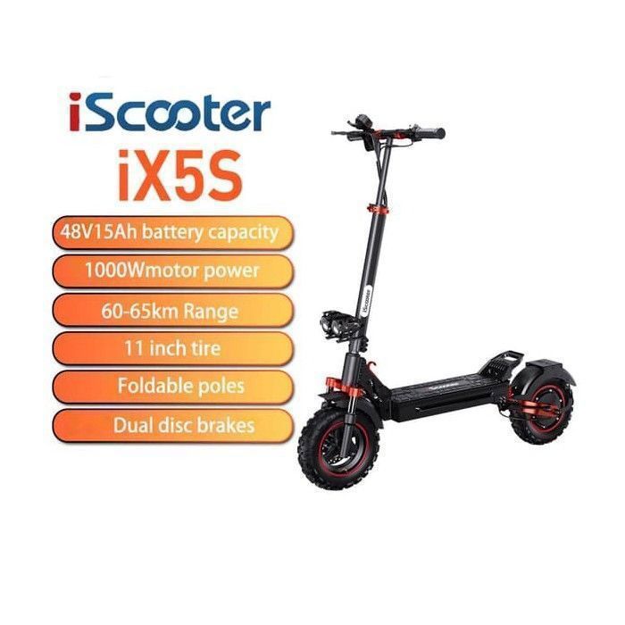 Trottintt élctriqu pliabl iScootr i9 8,5 Motur 350 W Battri