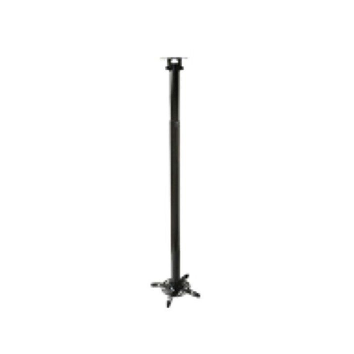 ART Support plafond projecteur P-104 noir réglable 197 cm inclin. ±15° rotation 360° 15 kg