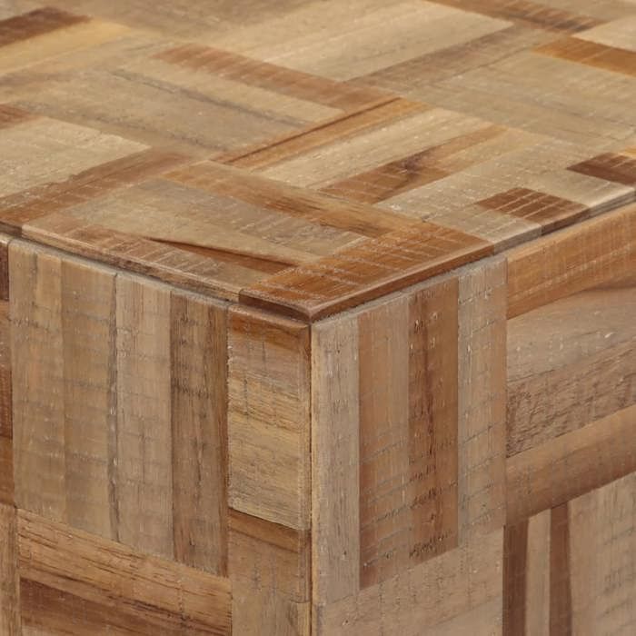 (Vente chaude)Table console - SHELD - Armoire dentrée - Pour salon - 110x34x80cm teck de récupération massif M6513599