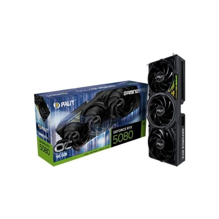 Carte Graphique Palit GeForce RTX 5080 GamingPro OC V1 GDDR7 Reflex 2 RTX AI DLSS4 - vue 2