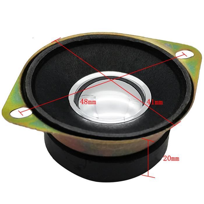 Haut-parleur 4 Pouces 4 Ohms 20W - Bande Pleine Fréquence, Bobine Dynamique 105 Mm, Pour Installation Facile