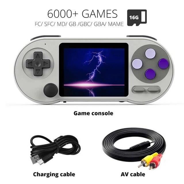 Mini Console Gameboy Rétro - 800 Jeux, écran 3.5", Connexion TV, 2 Joueurs - 11