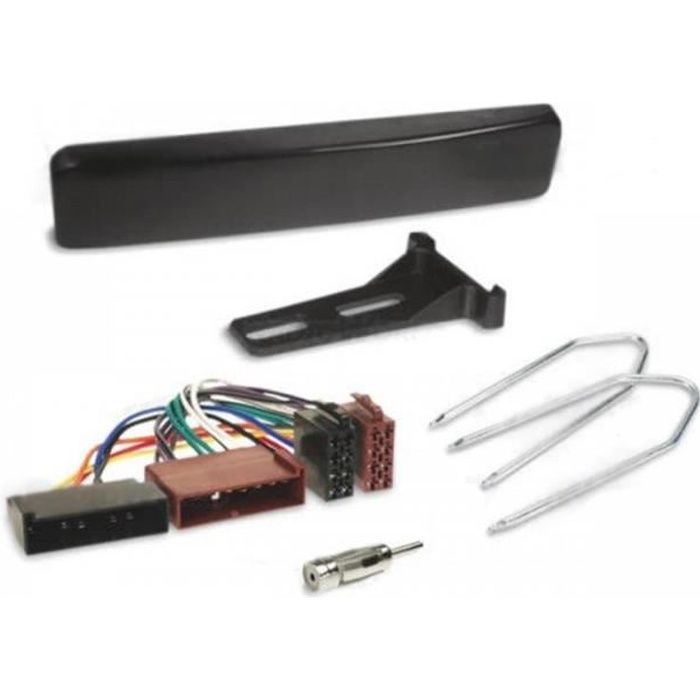 Kit Adaptateur Autoradio 1DIN noir Ford Cougar/ Fiesta/ Focus/ Mondeo/ Puma/ Transit/ Jaguar Type S + ISO + FM + Cles