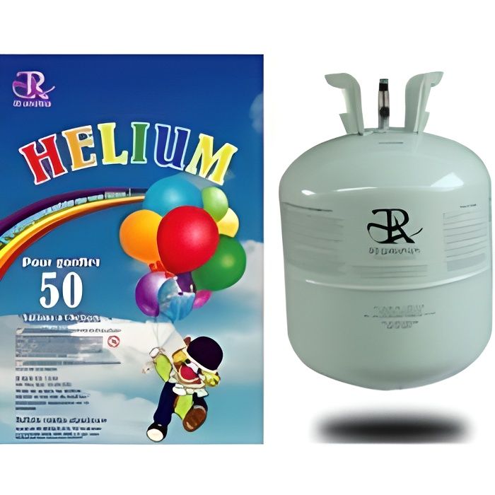 Bouteille Hélium 50 Ballons Jetable - Gonflage hélium