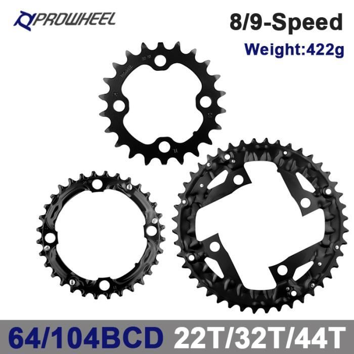 Prowheel-Plateau de vélo de montagne en acier, rond, étroit