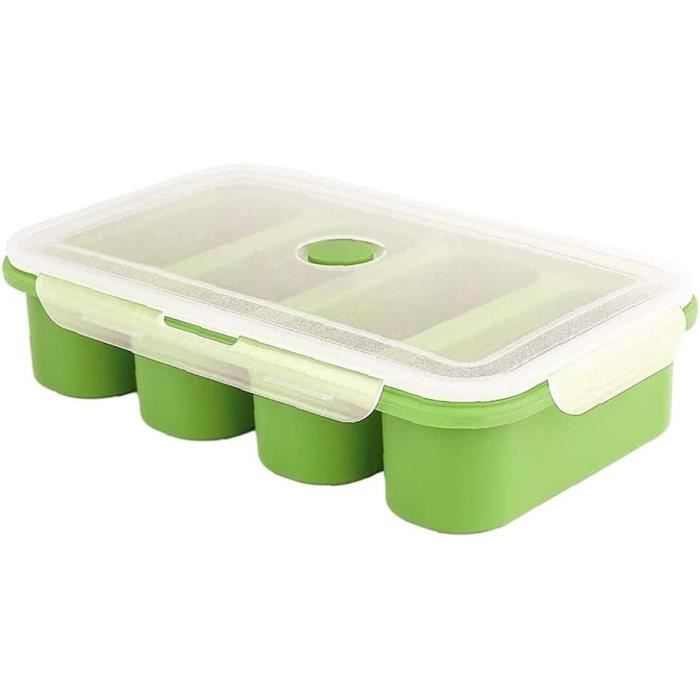 Plateau À Glaçons Rose Avec Couvercle Moule À Glaçons Pour Congélateur Plateau À Glaçons