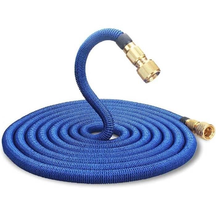 Tuyau D'arrosage Flexible 5 M - Matériau PE+PVC - Couleur Grise - Polyvalent Pour Jardin, Lavage Voiture, Nettoyage Terrasse