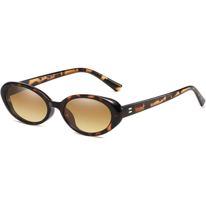 Petite Ovale Lunettes De Soleil Homme Femme Vintage Lunettes De