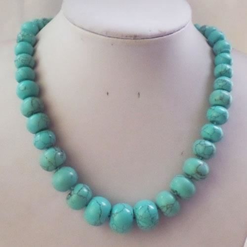 Naturel de la Turquie Blanc Turquoise 18K GP Plaqué or fait main Goutte d/'eau Boucles D/'oreille