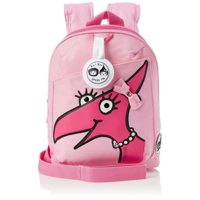 Mini Rucksack With Reins Children's Backpack, 25 Cm, Daisy Dragon Face
