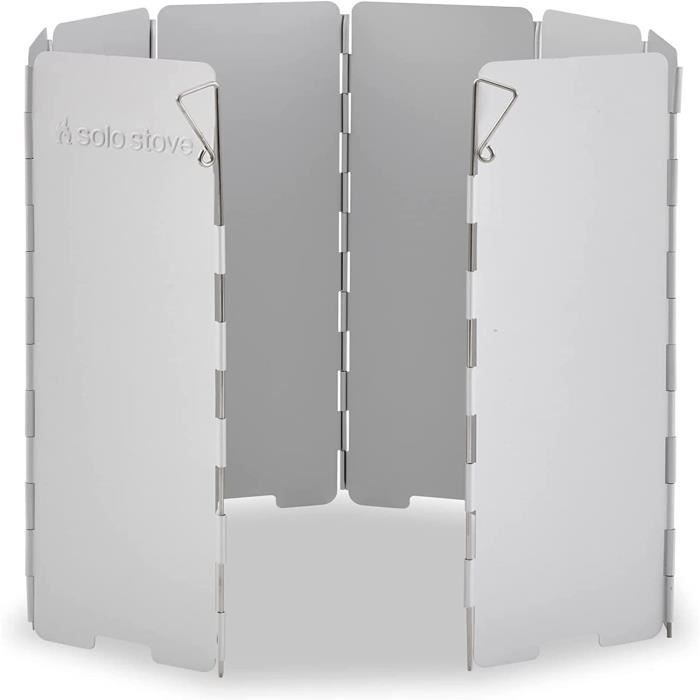 2 Pare-vent En Titane Pur Pour Réchaud De Camping, 19 Cm De
