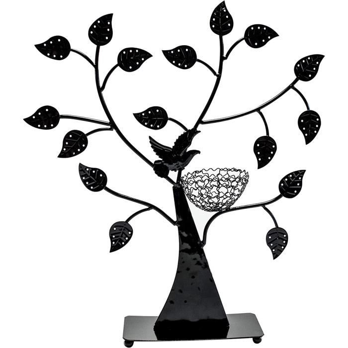 Porte-bijoux Arbre à Boucles D'oreilles 'curly Tree' - Organisation élégante Pour Colliers Et Bagues