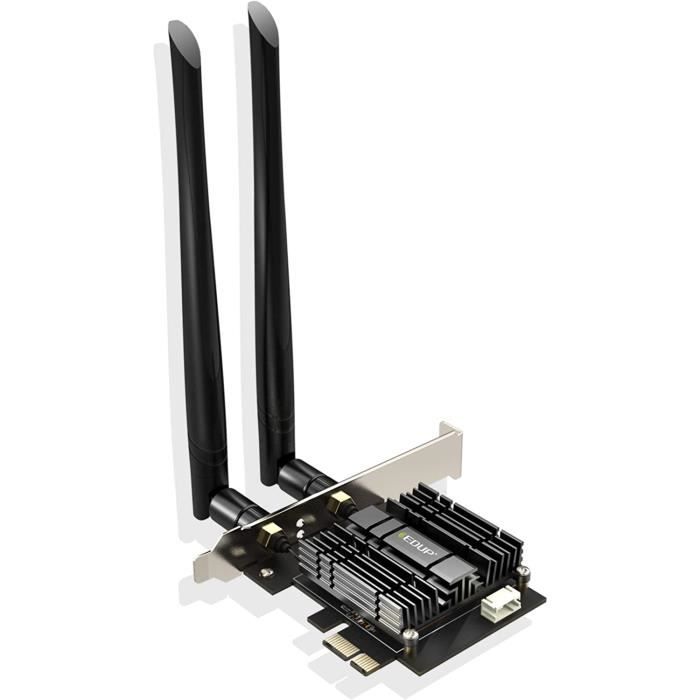 Carte Réseau WiFi 6 PCI Express Double Bande sans fil AX3000 DWA