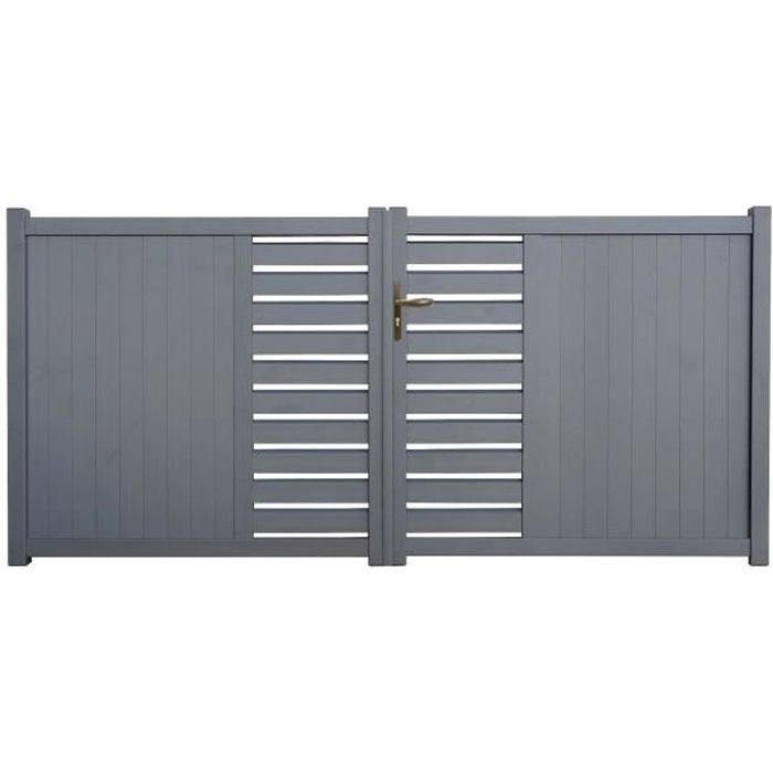Portillon Fer Cardiff Portail Aluminium Cardiff Gris 3m Achat Vente Portail