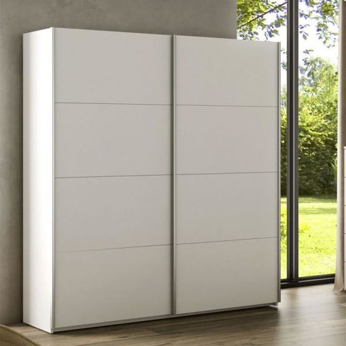 Armoire Porte Coulissante 150 Cm Achat Vente Pas Cher