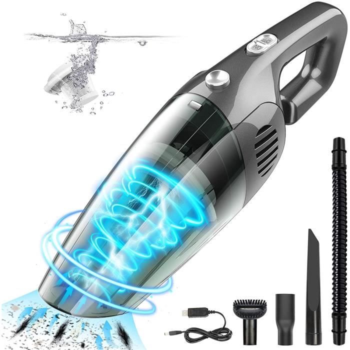 Aspirateur à Main Sans Fil 7000PA - Puissant 120W Pour Voiture/ Maison