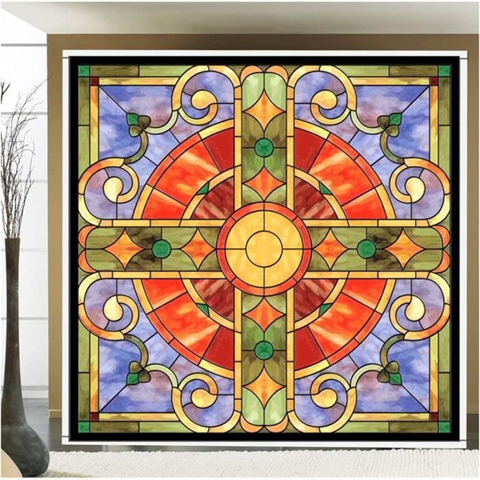 Film De Fenêtre De Confidentialité Statique Opaque, Contrôle De La Chaleur, Blocage UV, Autocollants De Fenêtre, Vitrail Décoratif, Teinte De Fenêtre Givrée