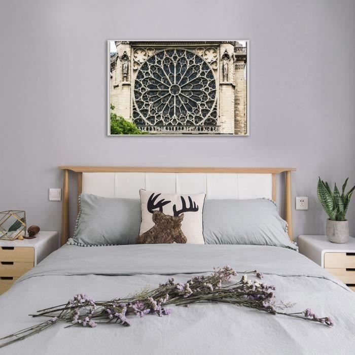 Rosace de la cathédrale Notre Dame de Paris France Photo Art Affiche d ...
