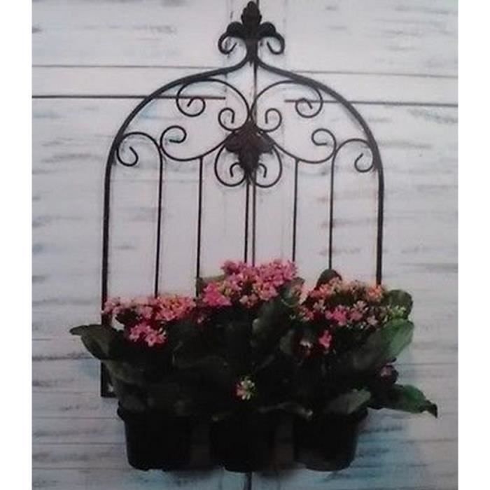 Support De Plante Mural En Fer Forge Etagere De Plante Pliant Deco