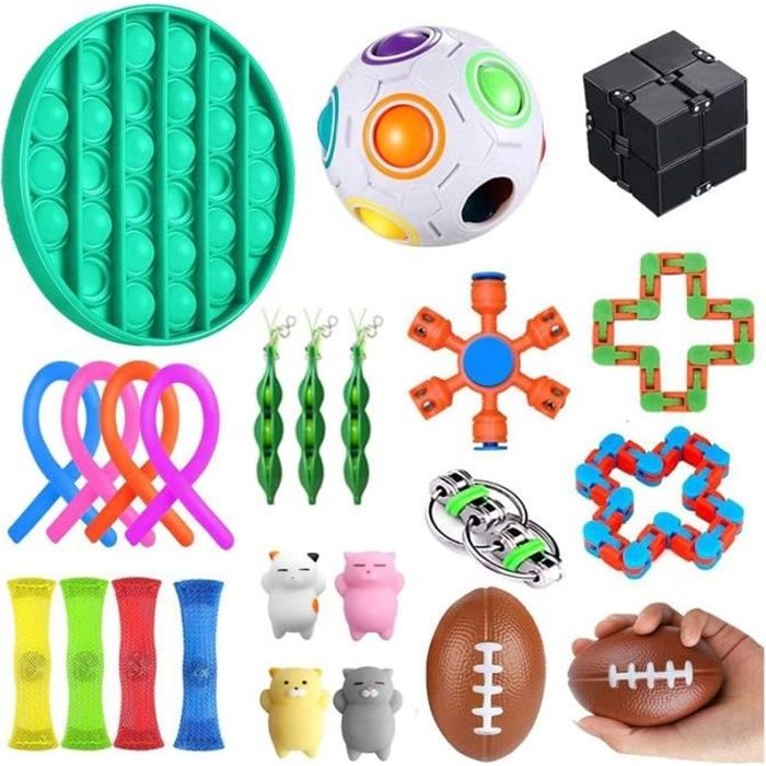 23 Pcs Fidget Toys pour enfants et adultes, soulage le stress et l