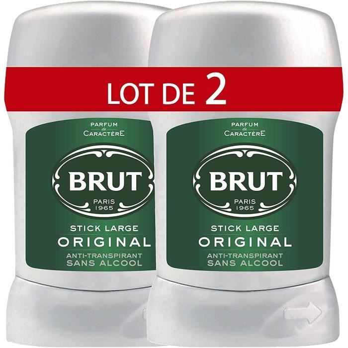 Déodorants et antitranspirants Brut Original Déodorant Homme Stick Sans Alcool, Sans Sels d