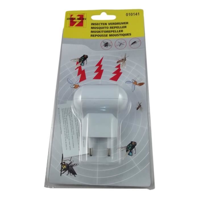 Prise Anti Moustique Repulsif A Ultrasons Electrique Repousse Les Insectes Volants Cdiscount Sante Mieux Vivre