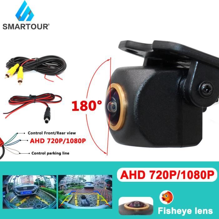 Caméra de Recul 1080P 180 Degrés Grand Angle AHD Caméra de Recul Haute Résolution Vision Nocturne Claire étanche Installation Facile Adaptée aux Voitures, SUV, Camping-Cars Caméra de Recul 1080P 180 Degrés Grand Angle AHD Caméra de Recul Haute Résolution Vision Nocturne Claire étanche Installation Facile Adaptée aux Voitures, SUV, Camping-Cars