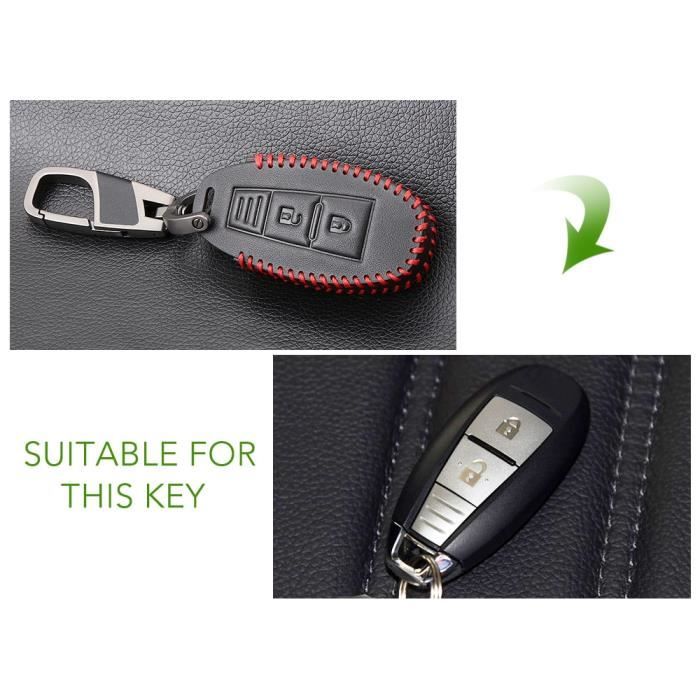 Coque De Clé + Pile CR1620 Pour Suzuki Alto, Baleno, Swift, Vitara... - T1 Keys