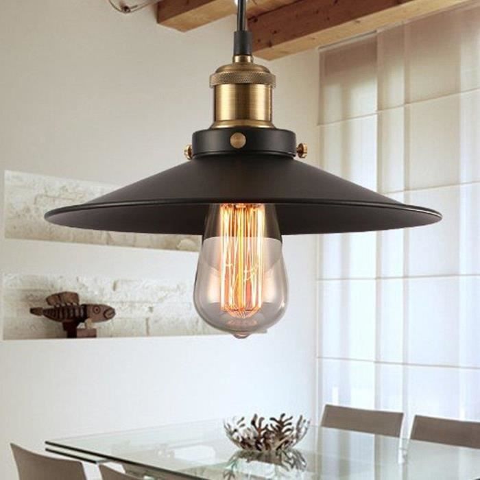 idioom zoet Manieren Design Luminaire Suspension Vintage Edison Loft Style, Makion Moderne IKEA  Lampe Pendante & Lampe Plafonnier, DIY Installation - Cdiscount Maison