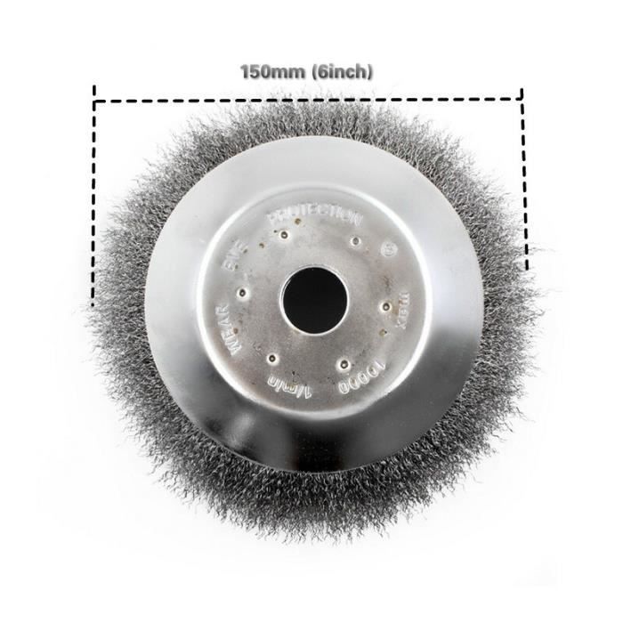 Lot De 5 Lames Métal 150mm Pour Coupe-bordures Et Débroussailleuses - Universelles