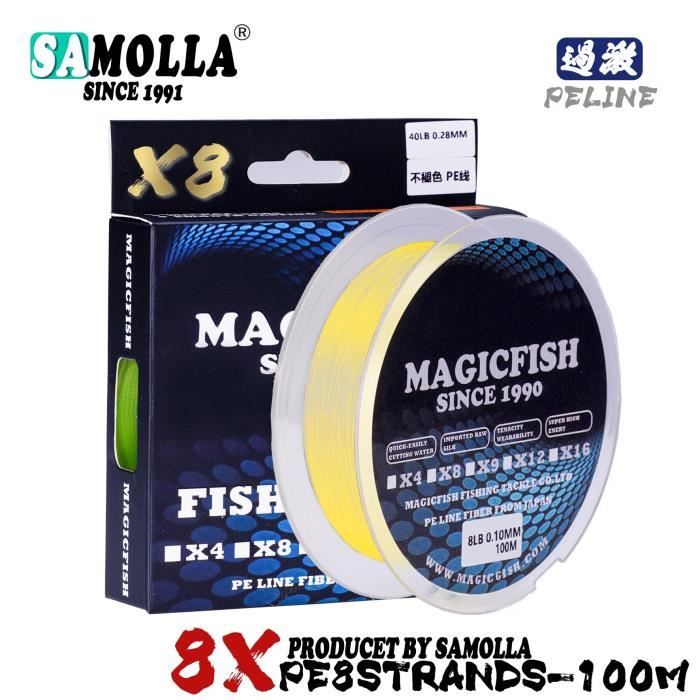 Ligne De Pêche Garbolino STREAMLINE TOC Tri-colore - 100m En 18/100 - Eau Douce