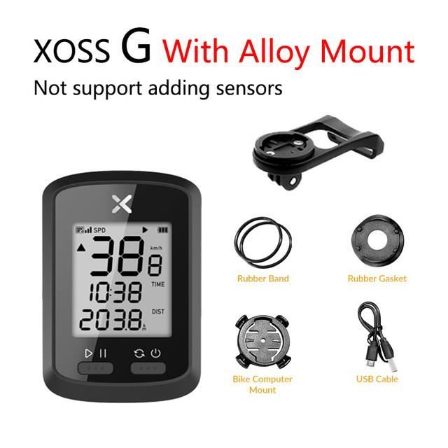 XOSS – compteur de vélo G Plus G GPS, sans fil, ... – Grandado