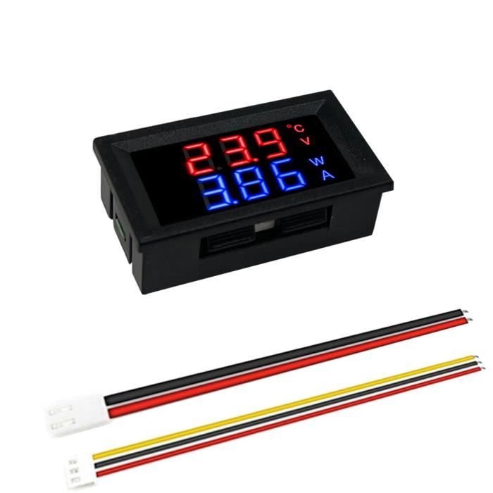 Testeur Voltmètre Ampèremètre Numérique LED Avec Shunt - Pour Mesures électriques, Neuf