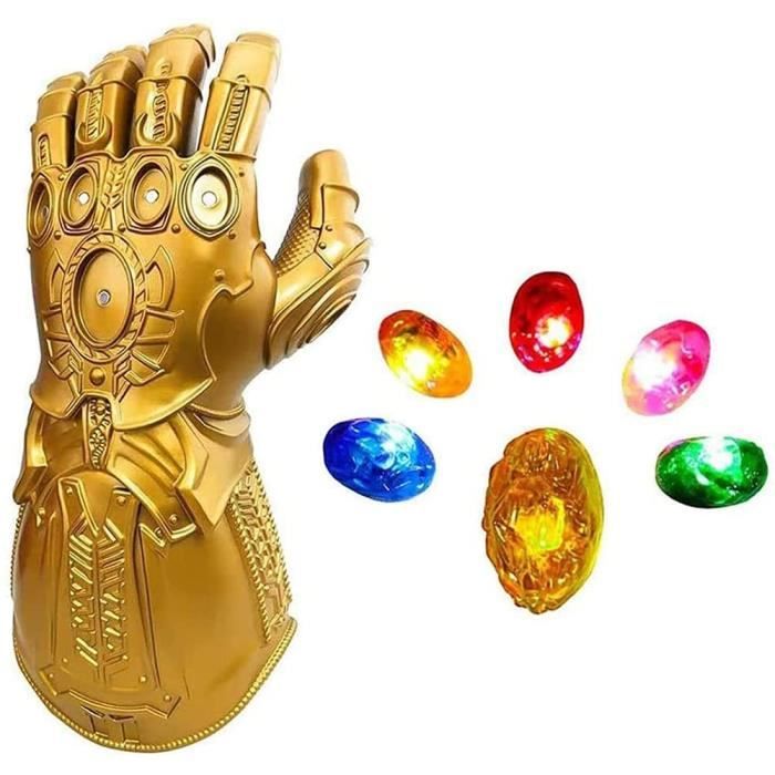 SCV Thanos Light Up Gloves Infinity War Thanos Gauntlet avec des ...